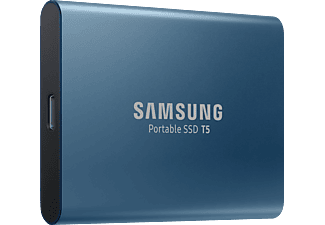 SAMSUNG Portable SSD T5 Festplatte, 500 GB SSD, extern, Blau