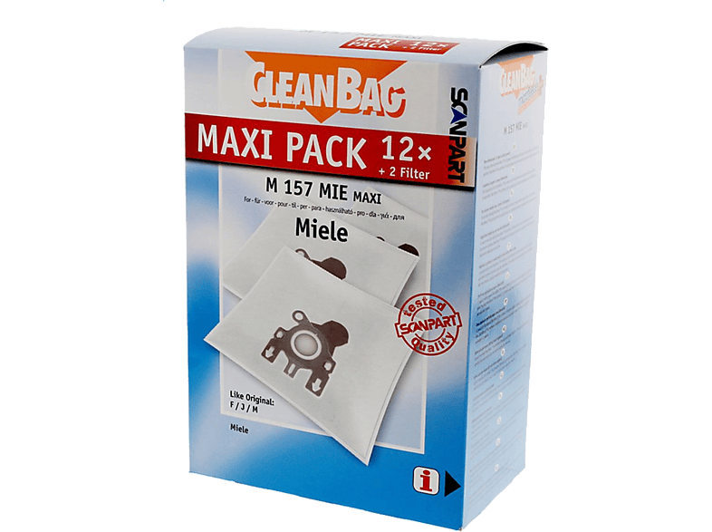 CLEANBAG Stofzuigerzakken Maxi Pack (M157MIE)