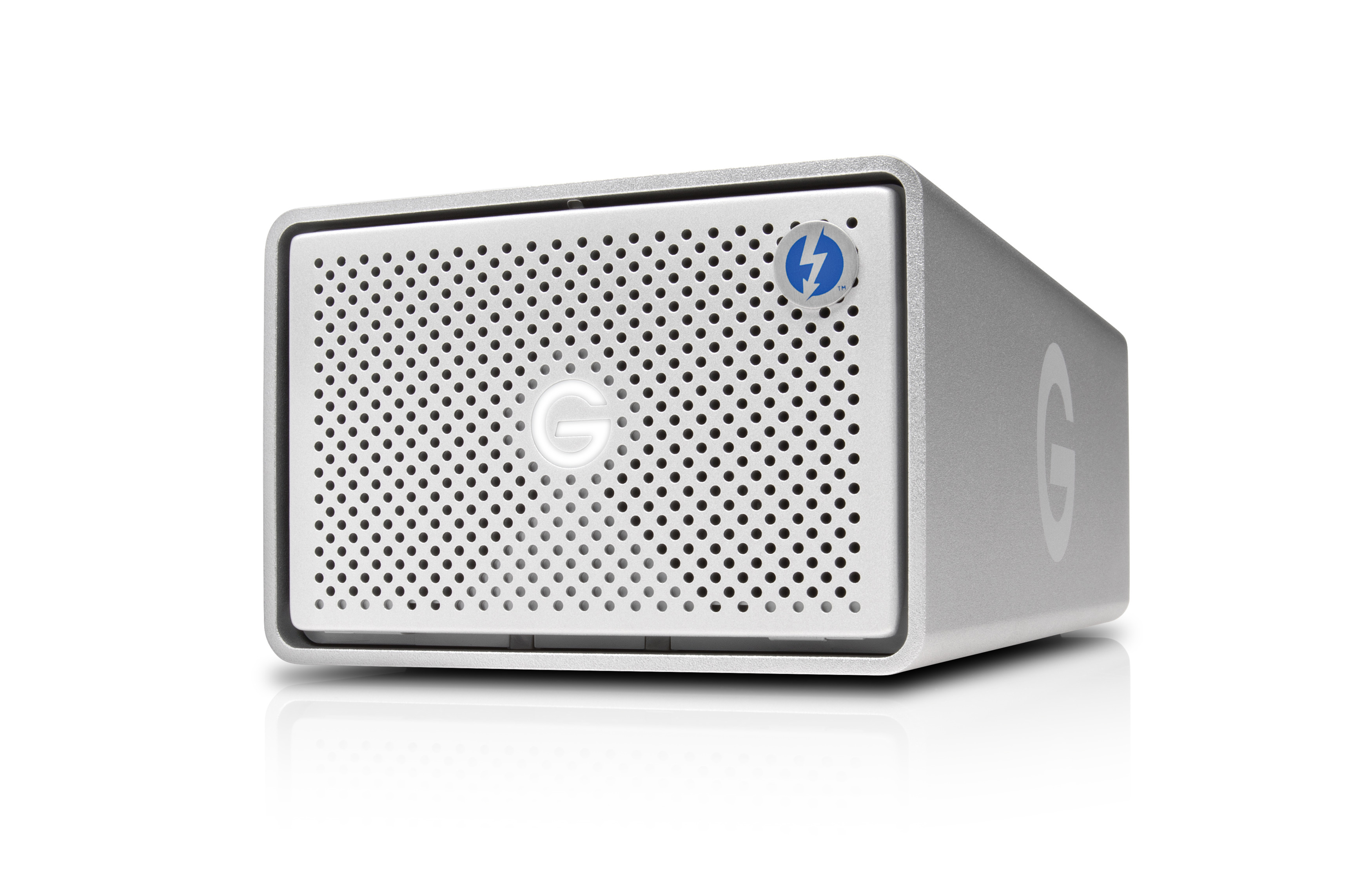 G-TECHNOLOGY G-RAID™ mit Thunderbolt™ 3 Festplattengehäuse 3,5 Zoll Anzahl Festplattenschächte: 2 Silber}