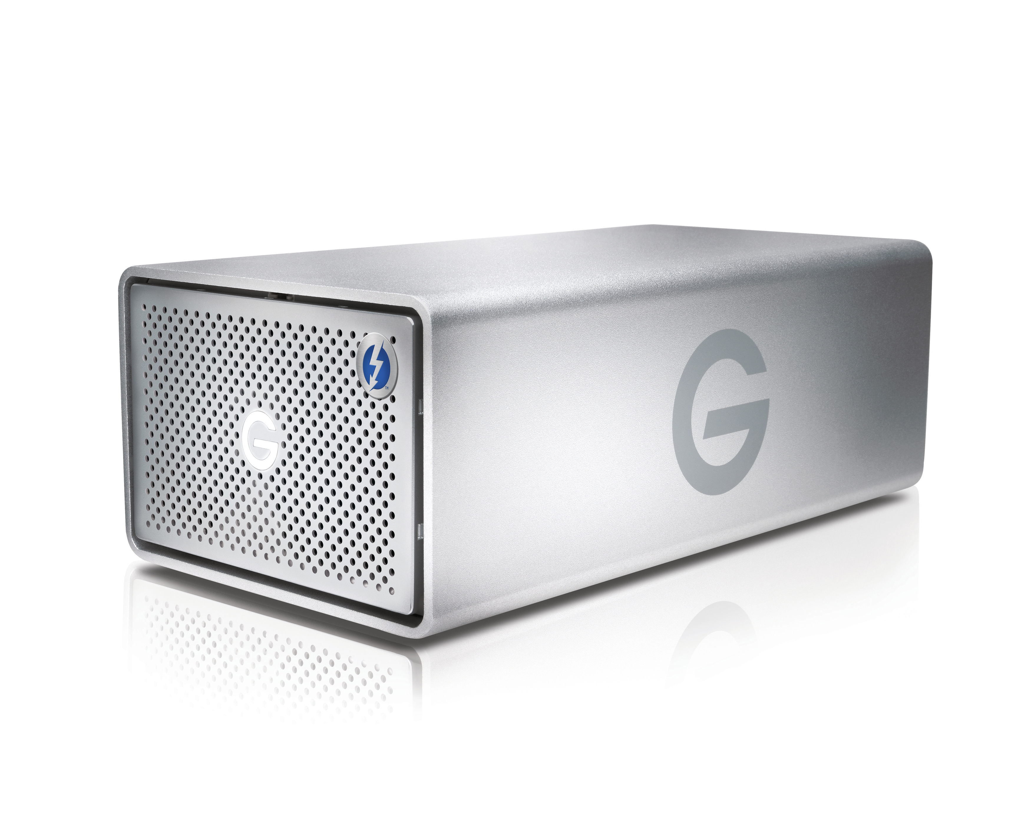 G-TECHNOLOGY G-RAID™ mit Thunderbolt™ 3 Festplattengehäuse 3,5 Zoll Anzahl Festplattenschächte: 2 Silber}