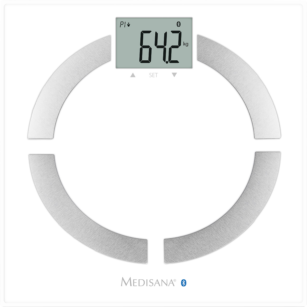 MEDISANA BS 444 Connect Testösszetétel-elemző mérleg Bluetooth kapcsolattal