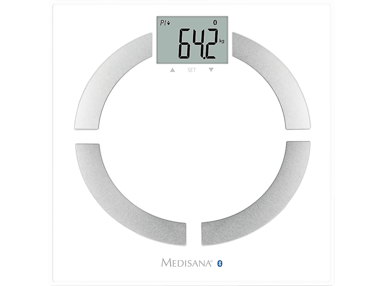 MEDISANA BS 444 Connect Testösszetétel-elemző mérleg Bluetooth kapcsolattal