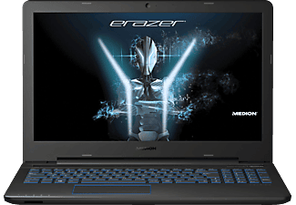MEDION ERAZER® P6679, Gaming Notebook mit 15,6 Zoll Display, Intel® Core™ i5 Prozessor, 8 GB RAM, 128 GB SSD, 1 TB HDD, GeForce GTX 950M , Black Rubber