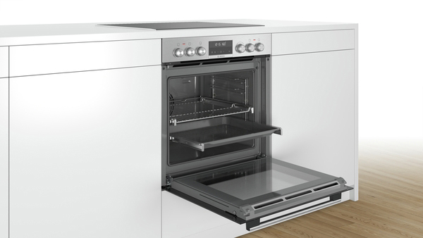 BOSCH HND679LS60 Serie 6 (Backofen), Serie 4 (Kochfeld), Einbauherdset (Induktionskochfeld, A, 71 l)