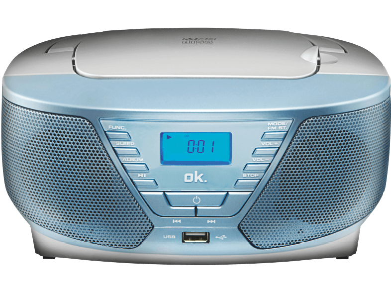 OK. ORC 311-BL hordozható CD-s rádió