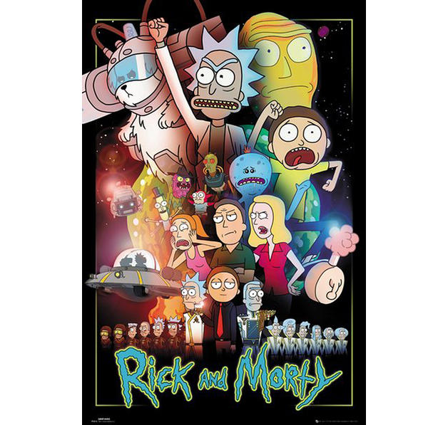 Morty Großformatige Poster Poster Wars Rick and EYE GB