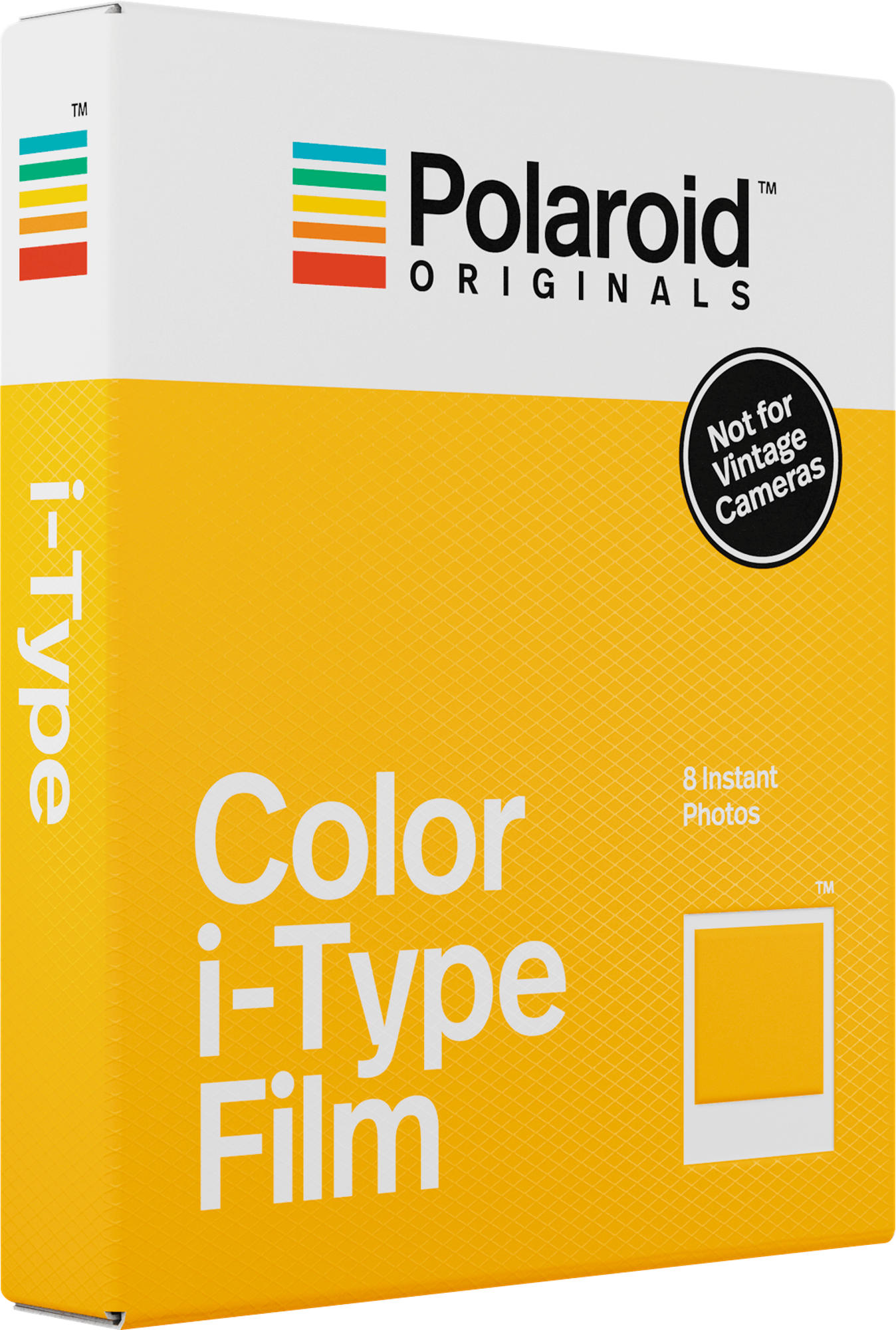 Película fotográfica - Polaroid Originals Color i-Type, 8 fotos, Formato 107 mm x 88 mm