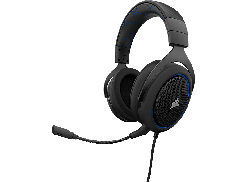 CORSAIR Gamingheadset Stereo HS50 Blauw (CA-9011170-EU)