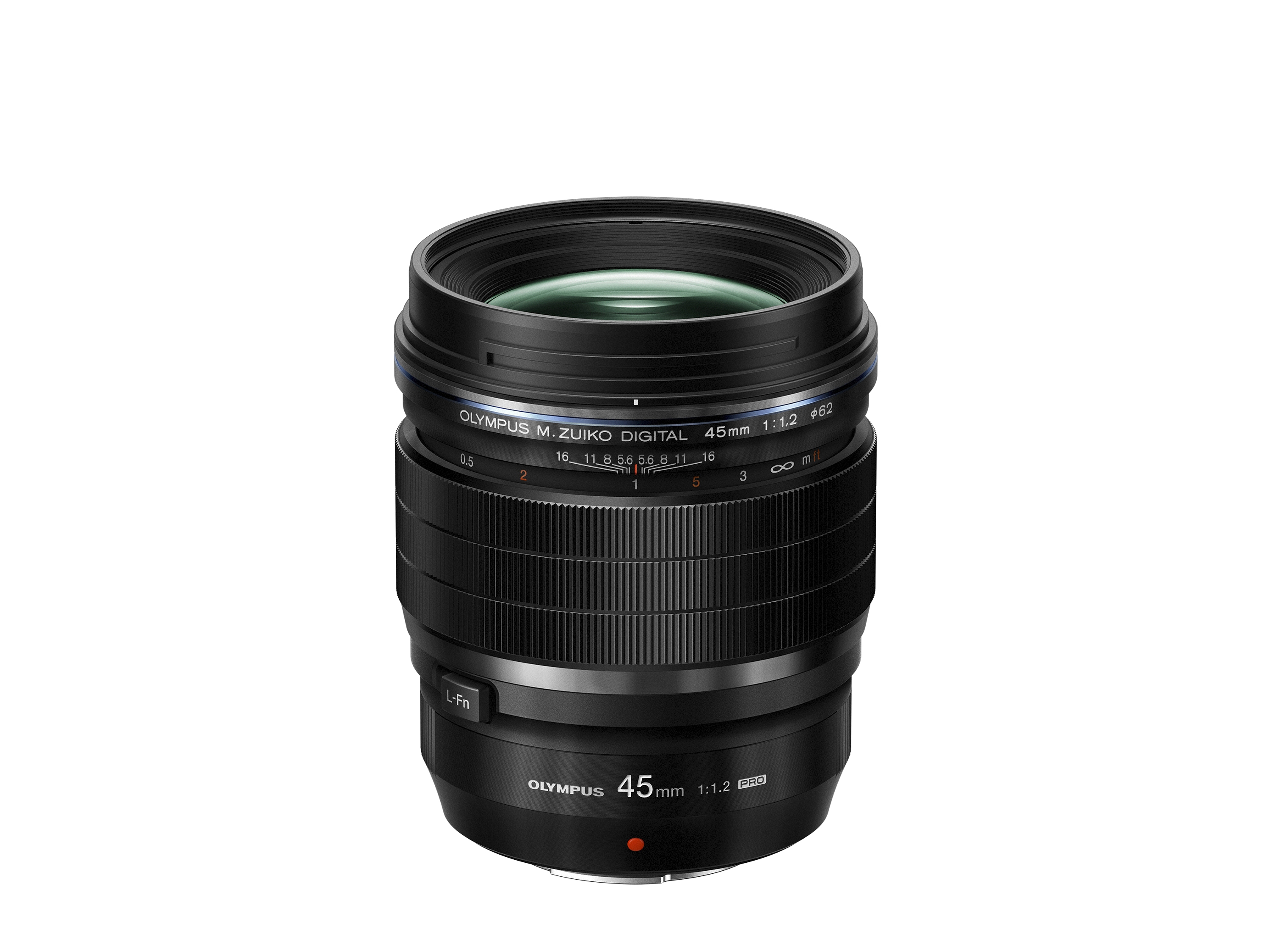 OLYMPUS M.Zuiko Digital ED 45 mm - 45 mm f/1.2 PRO (Objektiv für Micro-Four-Thirds, Schwarz)