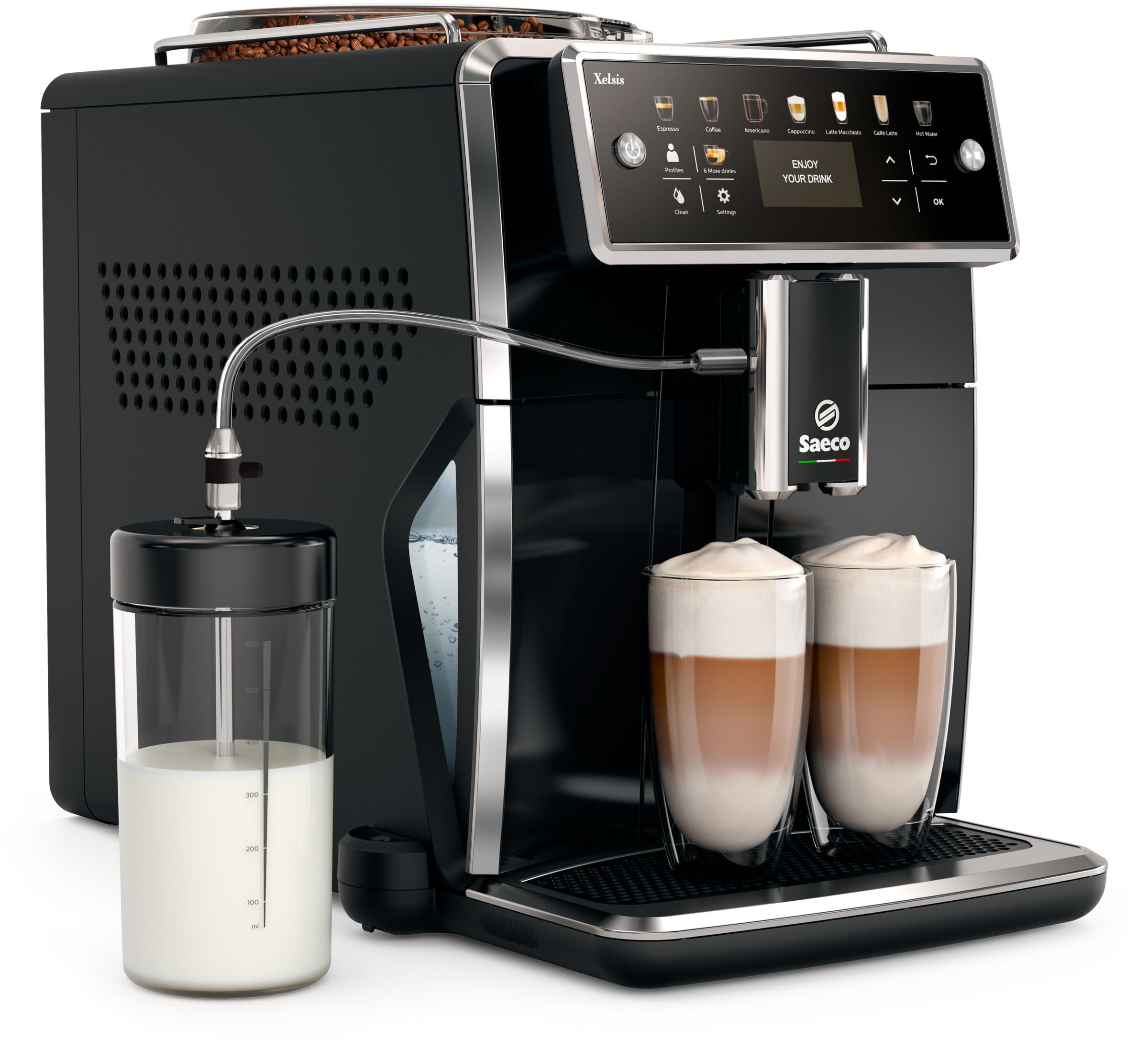 SAECO SM7580/00 Xelsis Kaffeevollautomat Klavierlack-Schwarz