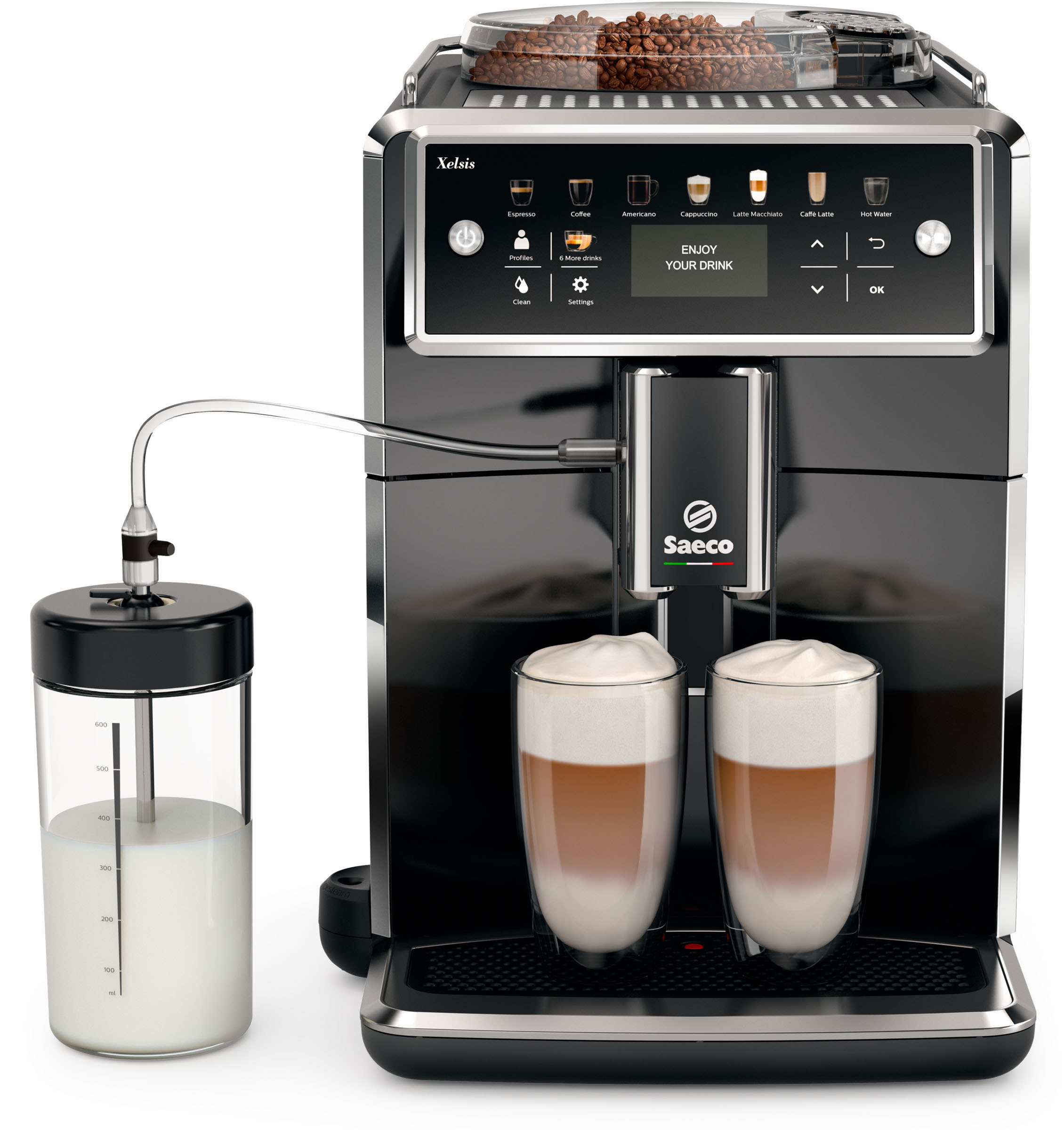 SAECO SM7580/00 Xelsis Kaffeevollautomat Klavierlack-Schwarz
