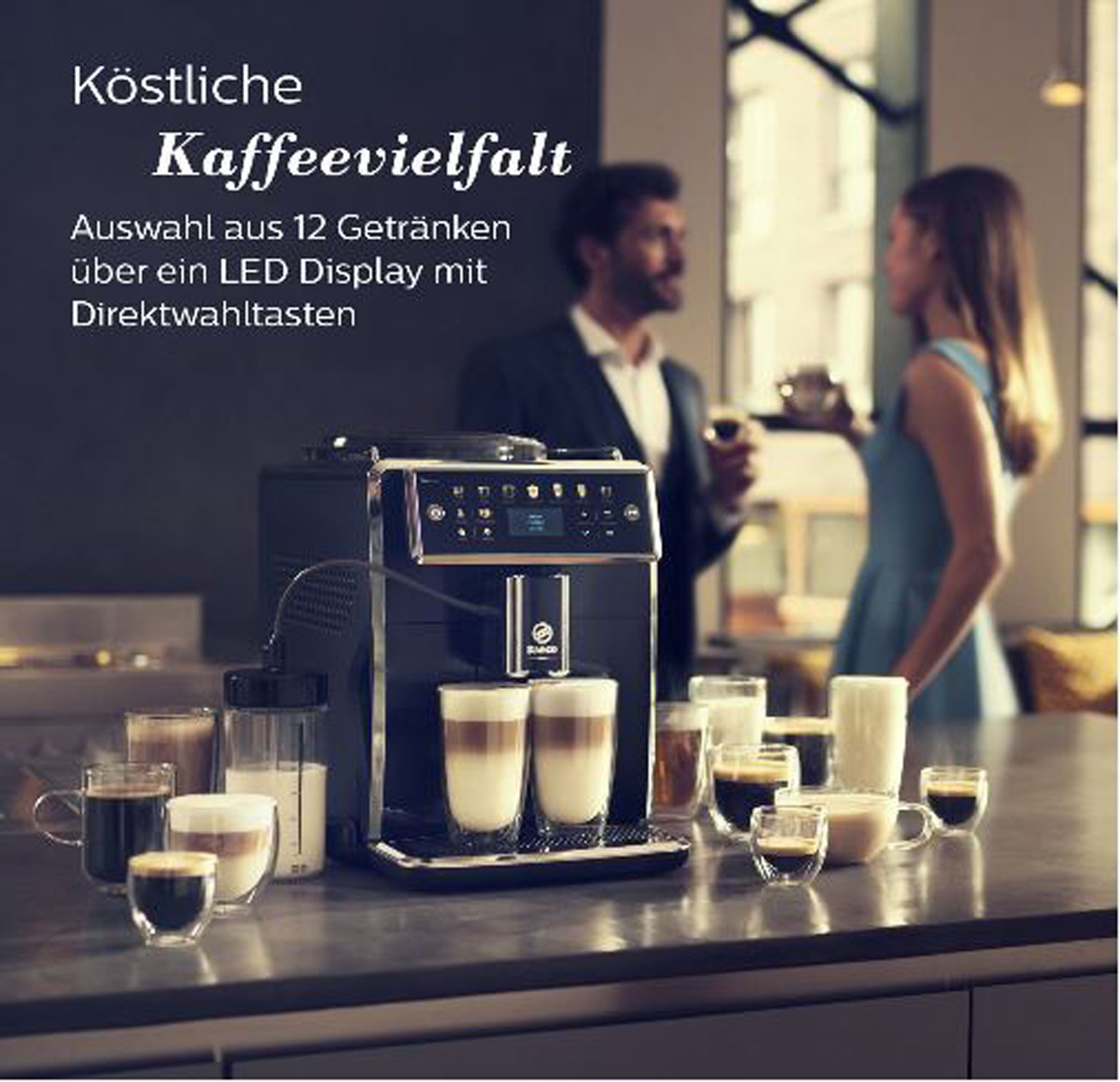 SAECO SM7580/00 Xelsis Kaffeevollautomat Klavierlack-Schwarz