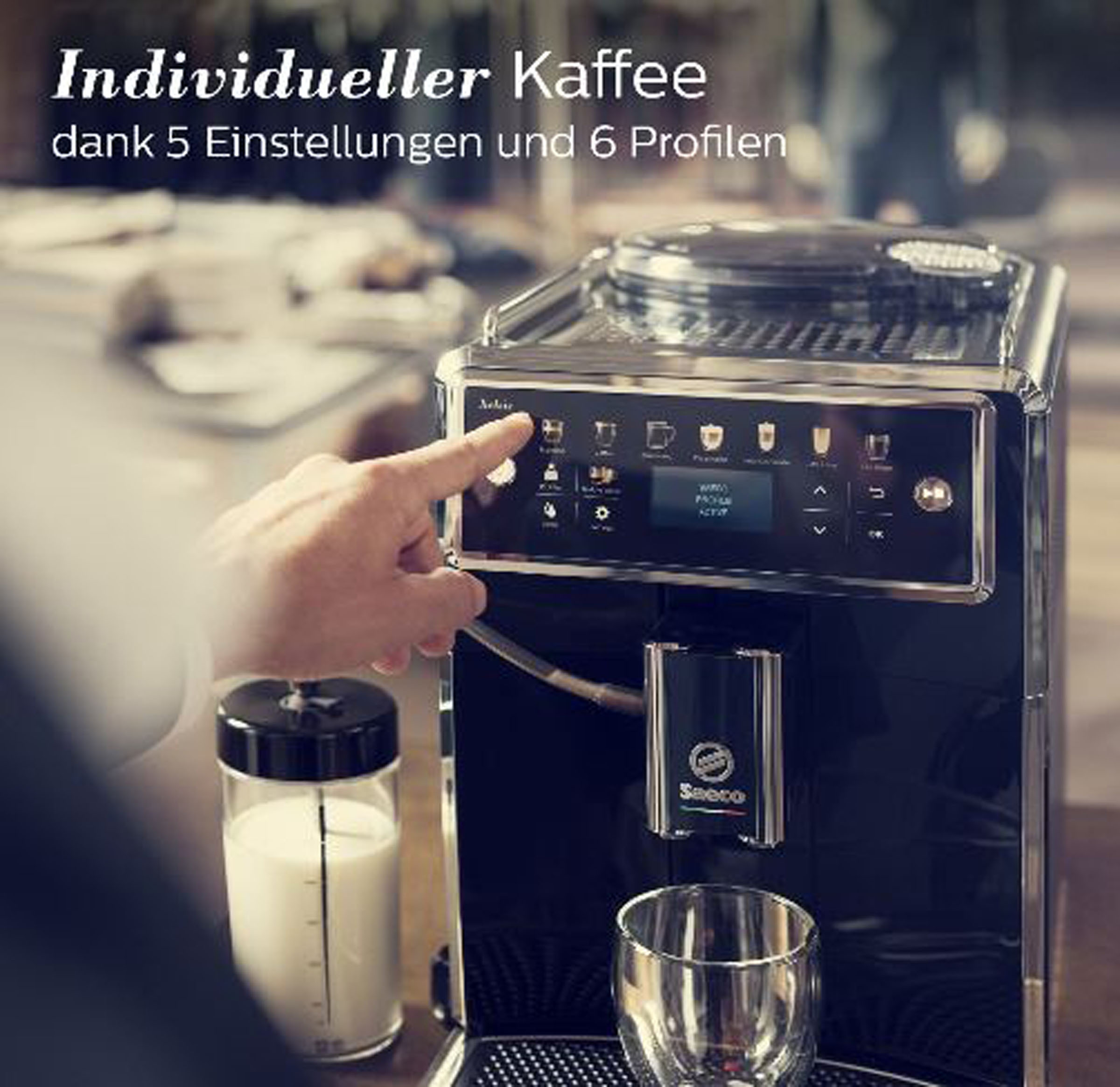 SAECO SM7580/00 Xelsis Kaffeevollautomat Klavierlack-Schwarz
