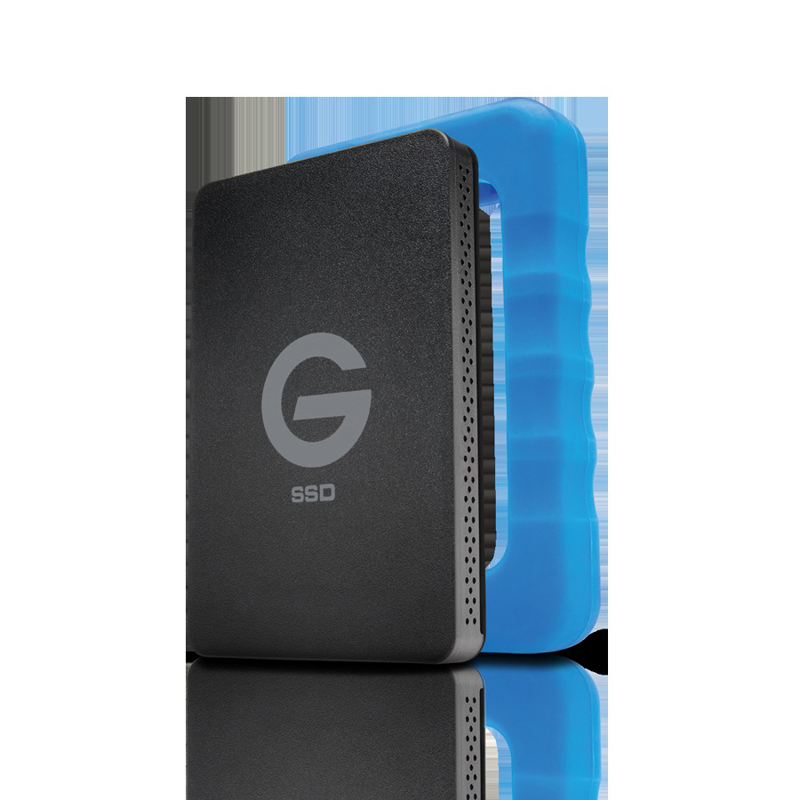 SSD, extern, GB ev G-DRIVE® Festplatte, G-TECHNOLOGY Blau/Schwarz 2,5 RaW 500 SSD Zoll,