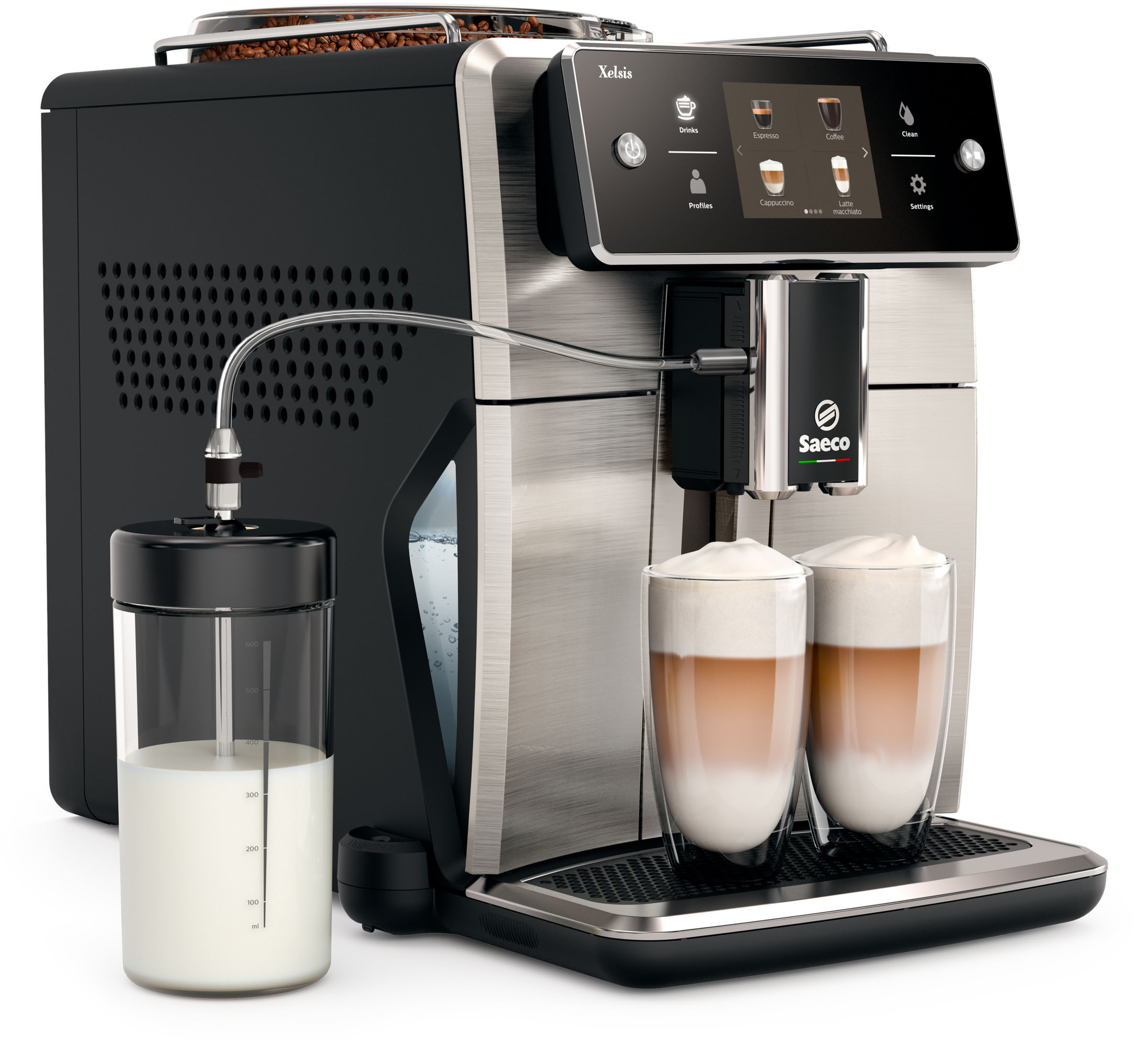 SAECO SM 7683/00 Xelsis Kaffeevollautomat Schwarz/Edelstahl