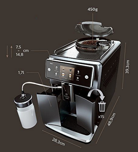 SAECO SM 7683/00 Xelsis Kaffeevollautomat Schwarz/Edelstahl