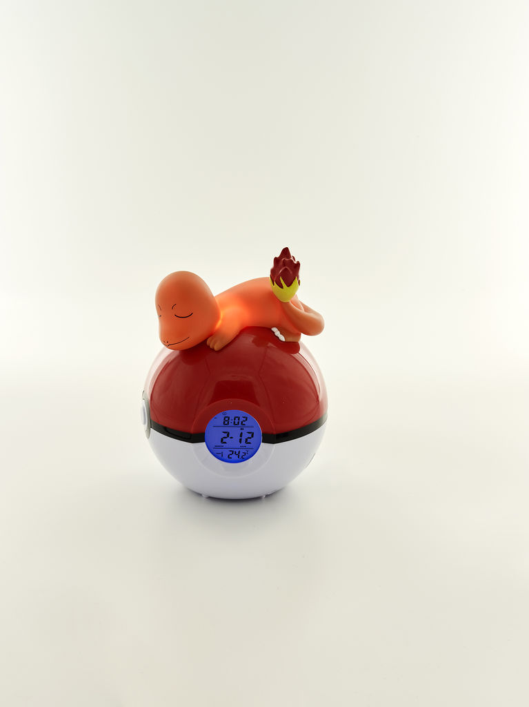 TEKNOFUN Glumanda Pokeball - Radiowecker (Mehrfarbig)