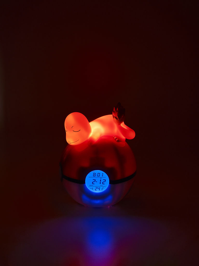 TEKNOFUN Glumanda Pokeball - Radiowecker (Mehrfarbig)