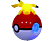 TEKNOFUN Pikachu Pokeball - Radiosveglia (Multicolore)