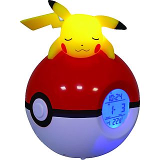 TEKNOFUN Pikachu Pokeball - Radiowecker (Mehrfarbig)