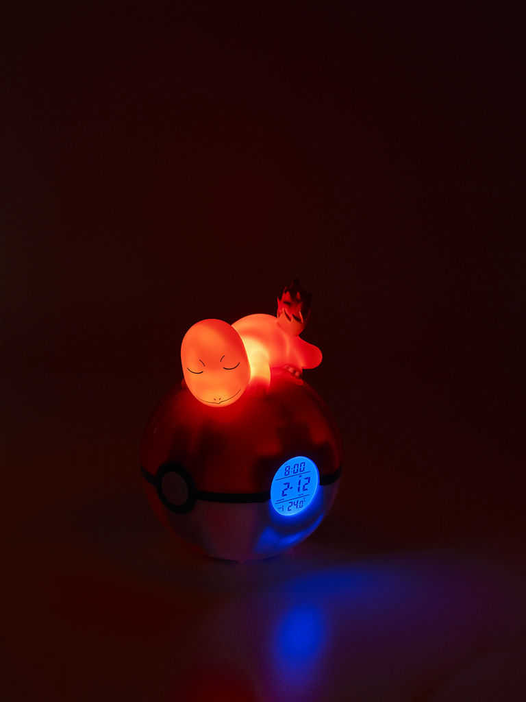 TEKNOFUN Glumanda Pokeball - Radiowecker (Mehrfarbig)