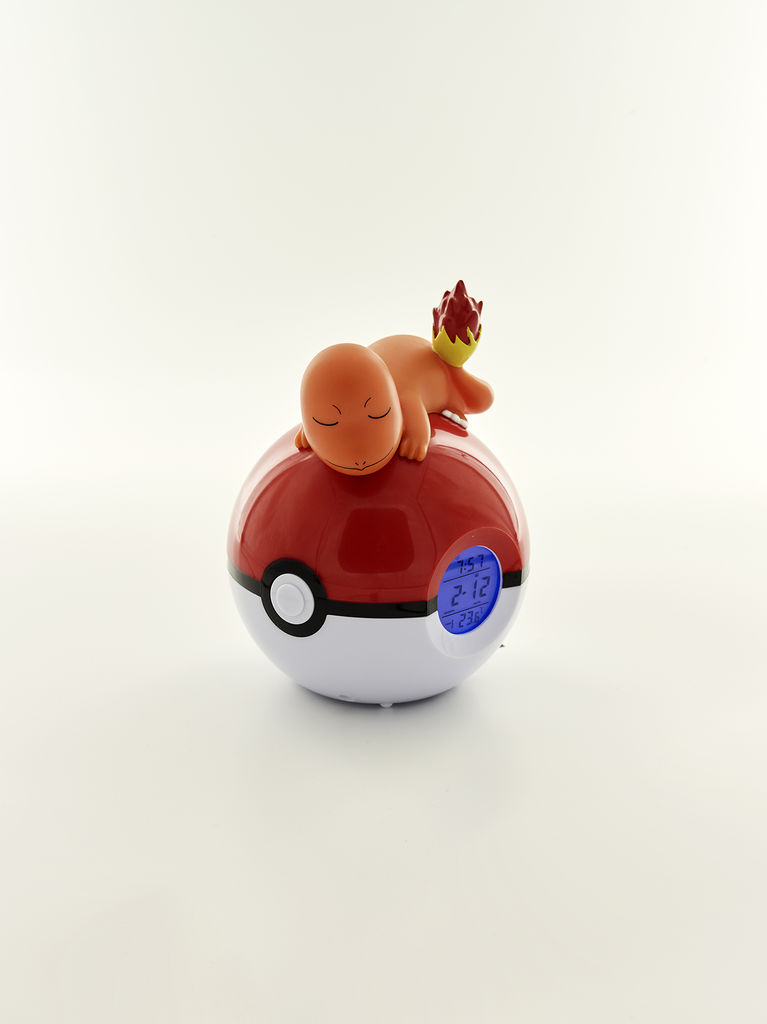 TEKNOFUN Glumanda Pokeball - Radiowecker (Mehrfarbig)