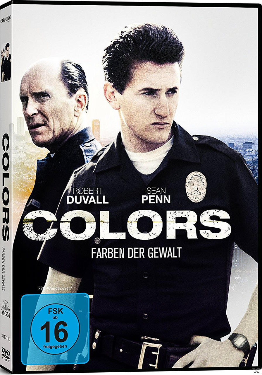 DVD-Hülle für 'Colors' mit Robert Duvall und Sean Penn.