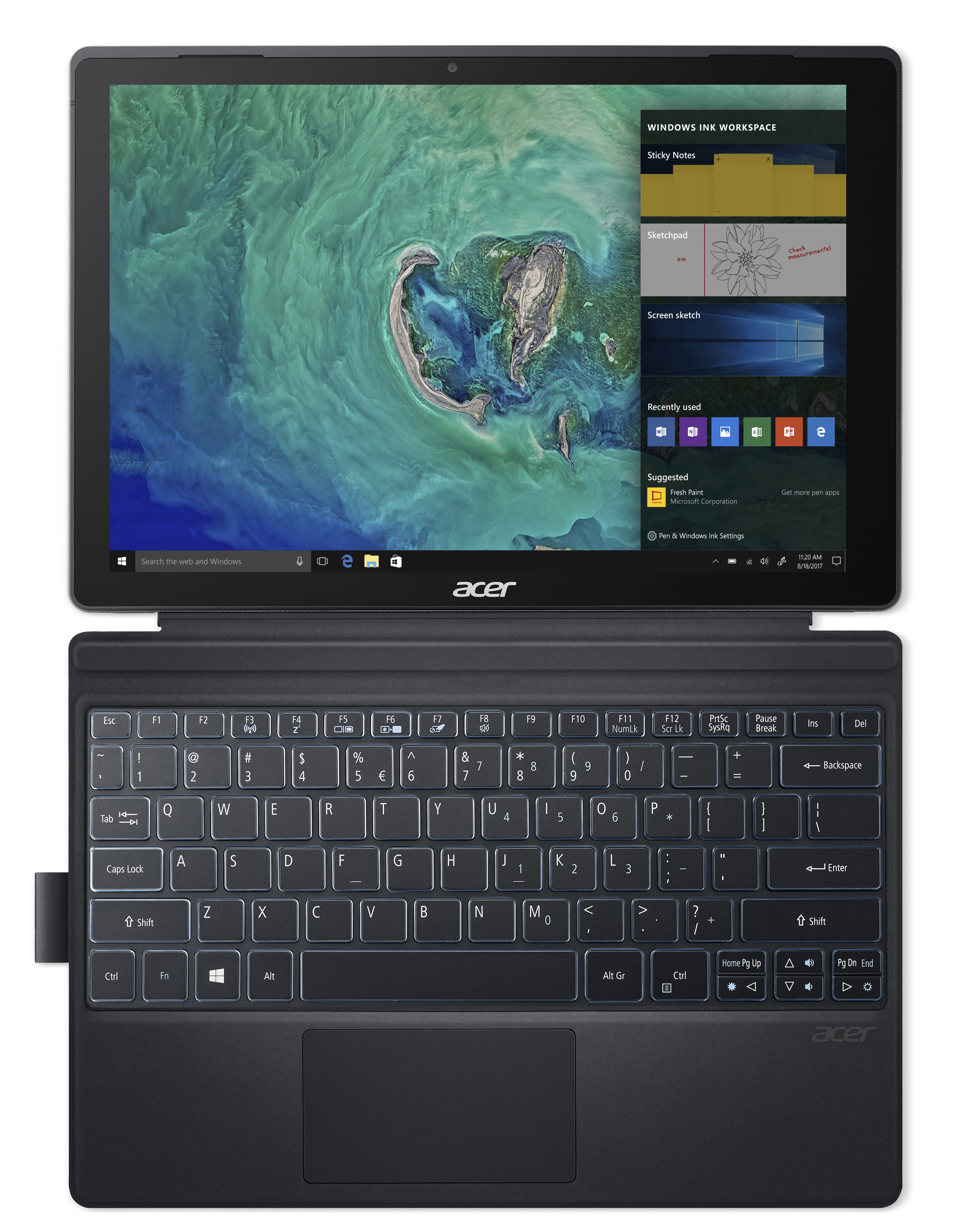 ACER Switch 5 (SW512-52-71TN) - 12 Zoll - Intel® Core™ i7 i7-7500U - 8 GB - 256 GB - Intel® HD 620 - Windows 10 Home (64 Bit)