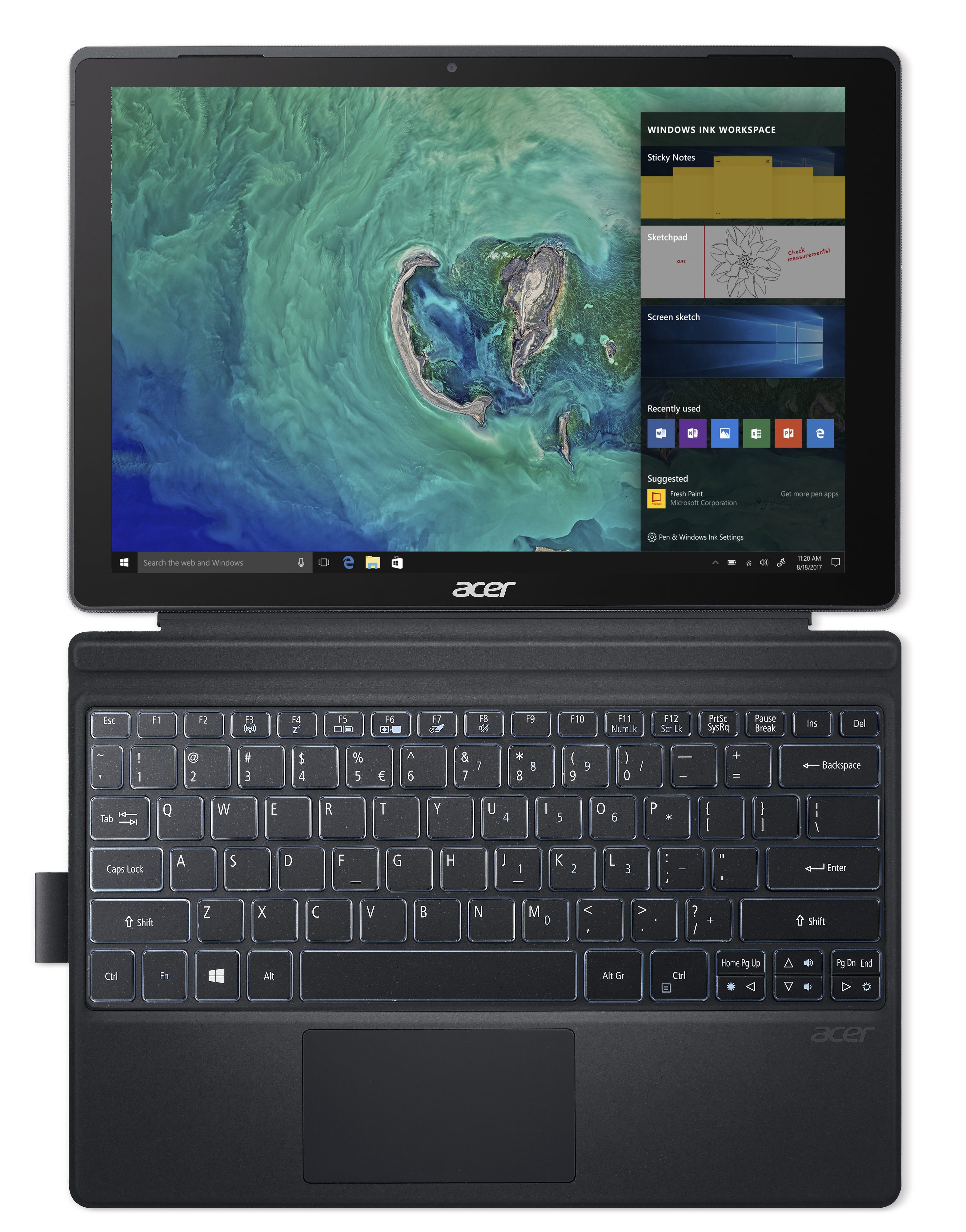 ACER Switch 5 (SW512-52-71TN) - 12 Zoll - Intel® Core™ i7 i7-7500U - 8 GB - 256 GB - Intel® HD 620 - Windows 10 Home (64 Bit)