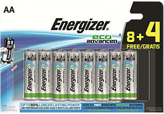 ENERGIZER AA ECO ADVANCED 12PCS - Batterien (Silber)