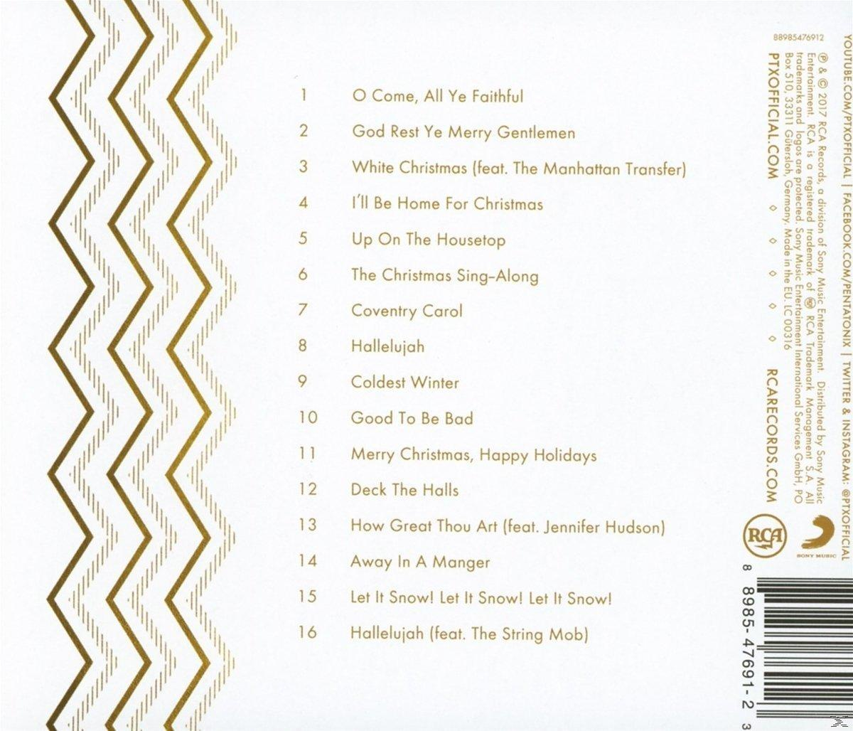 CD-Cover mit Golddesigns und Trackliste. Weißer Hintergrund und RCA Records Logo.