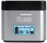 Profi Doppelschachtladegerät Pro Cube für OLYMPUS BLN-1, BLS-5, BLH-1