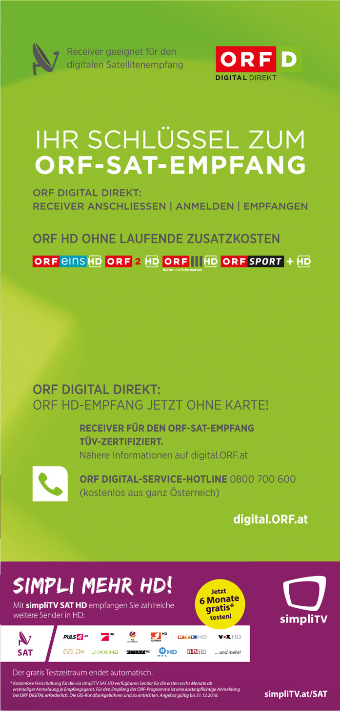 STRONG Satelliten Receiver SRT 7510 digital HD [Cardless: geeignet für ORF Digital Direkt, simpliTV]