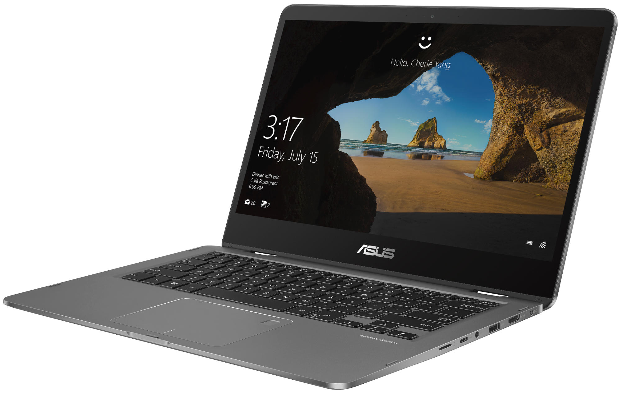 ASUS ZenBook Flip 14 - 14 Zoll - Intel® Core™ i5 i5-8250U - 8 GB - 512 GB - Intel® UHD 620 - Windows 10 (64 Bit)