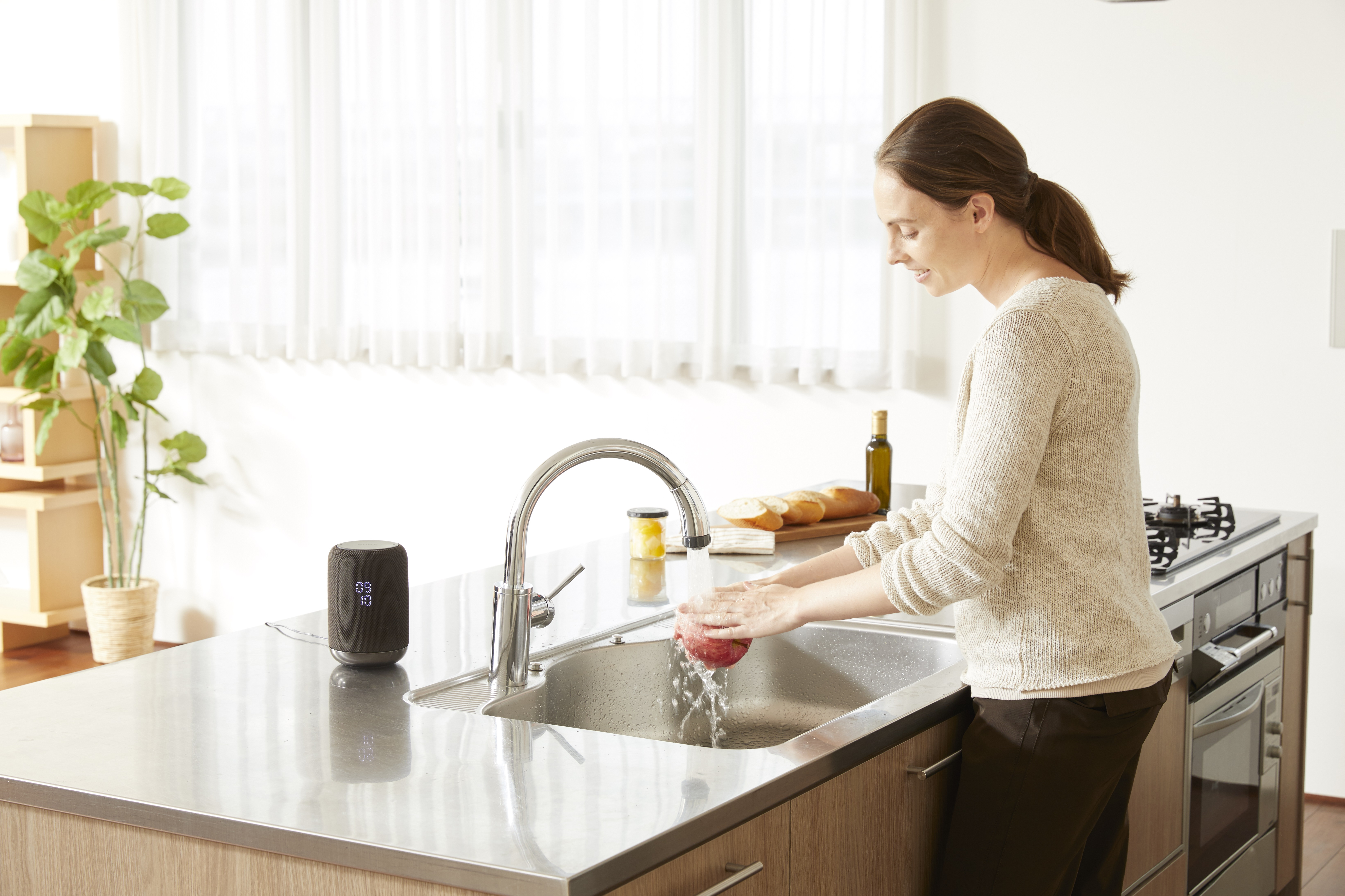 SONY LF-S50G Lautsprecher App-steuerbar, Bluetooth, Schwarz