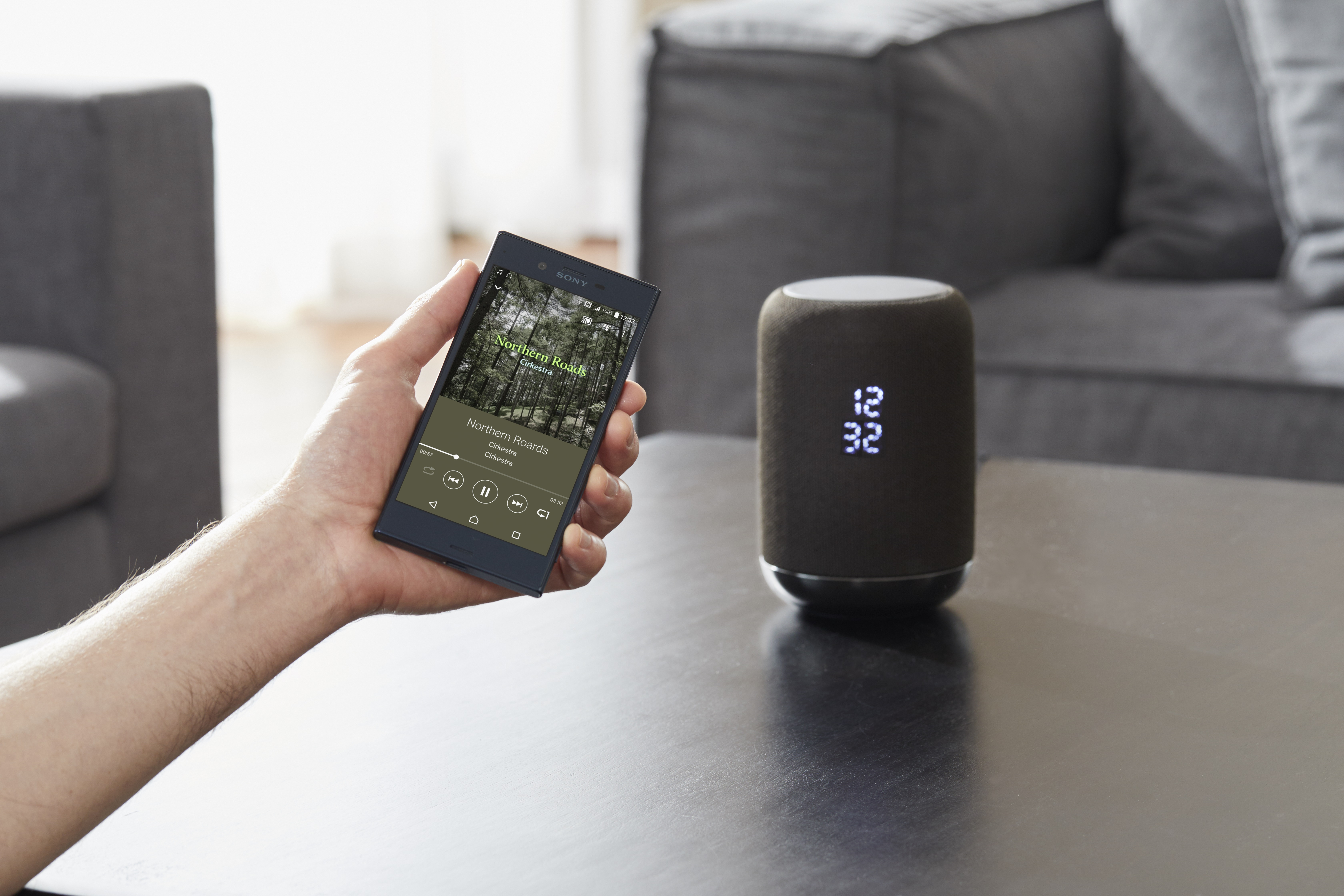 SONY LF-S50G Lautsprecher App-steuerbar, Bluetooth, Schwarz