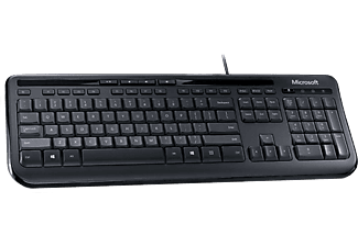 MICROSOFT Wired Keyboard 600, noir - Clavier (Noir)