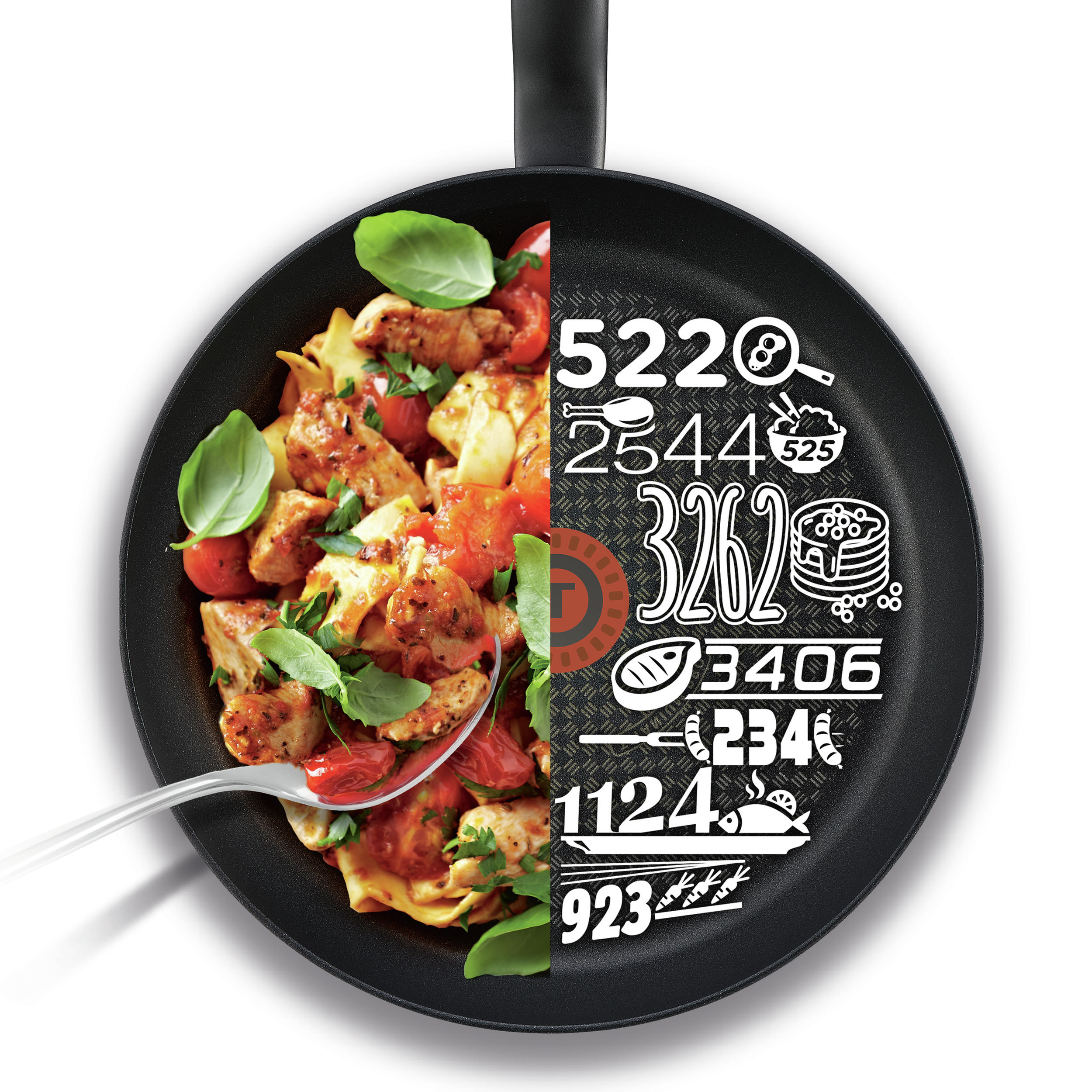 TEFAL C69404 Chef's Delight Bratpfanne (Aluminium, Beschichtung: PTFE, 240 mm)