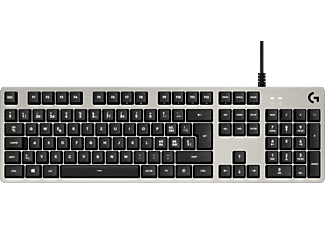 LOGITECH 920-008473 - Gaming Tastatur, Kabel, QWERTZ, Silber