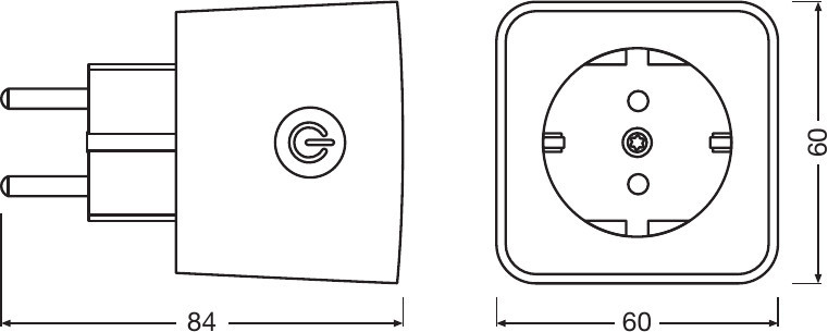 OSRAM 036239 SMART+ Plug WLAN Steckdose