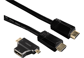 HAMA 122227 High Speed HDMi kábel, ethernet + adapter