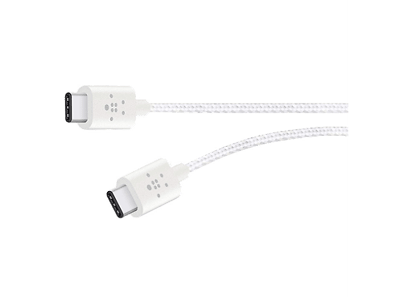 BELKIN USB-C naar USB-C-kabel Mixit Metallic Wit (F2CU041BT06-WHT)