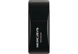 MERCUSYS MW300UM N300 vezeték nélküli mini USB adapter