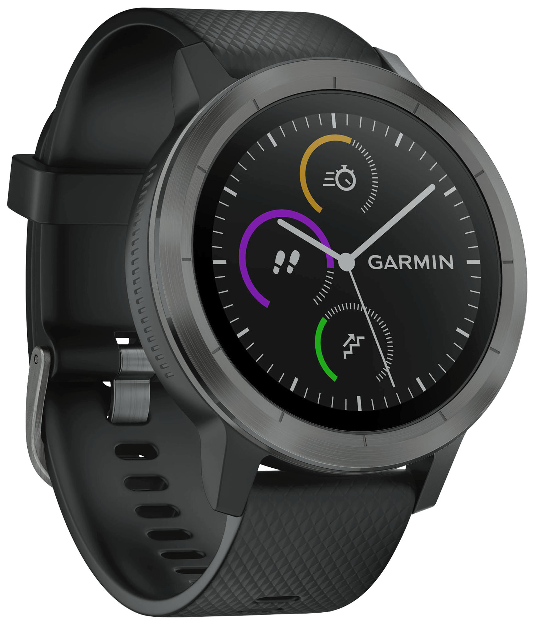Reloj deportivo - Garmin VívoActive 3, Negro, Pantalla táctil, Bluetooth