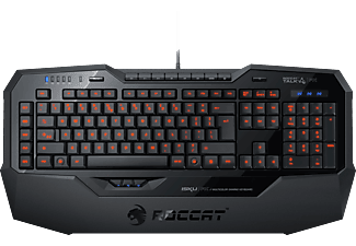 ROCCAT Isku FX - Clavier Gaming, à fil, QWERTZ, Noir/couleur claire: Multicolore