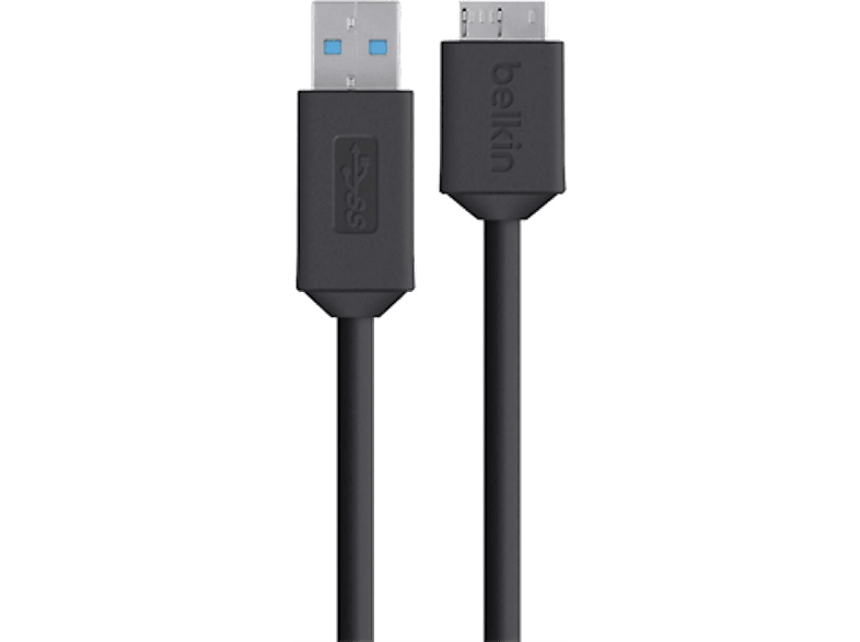 BELKIN Kabel USB - microUSB-B 0.9 m (F3U166BT0.9M)