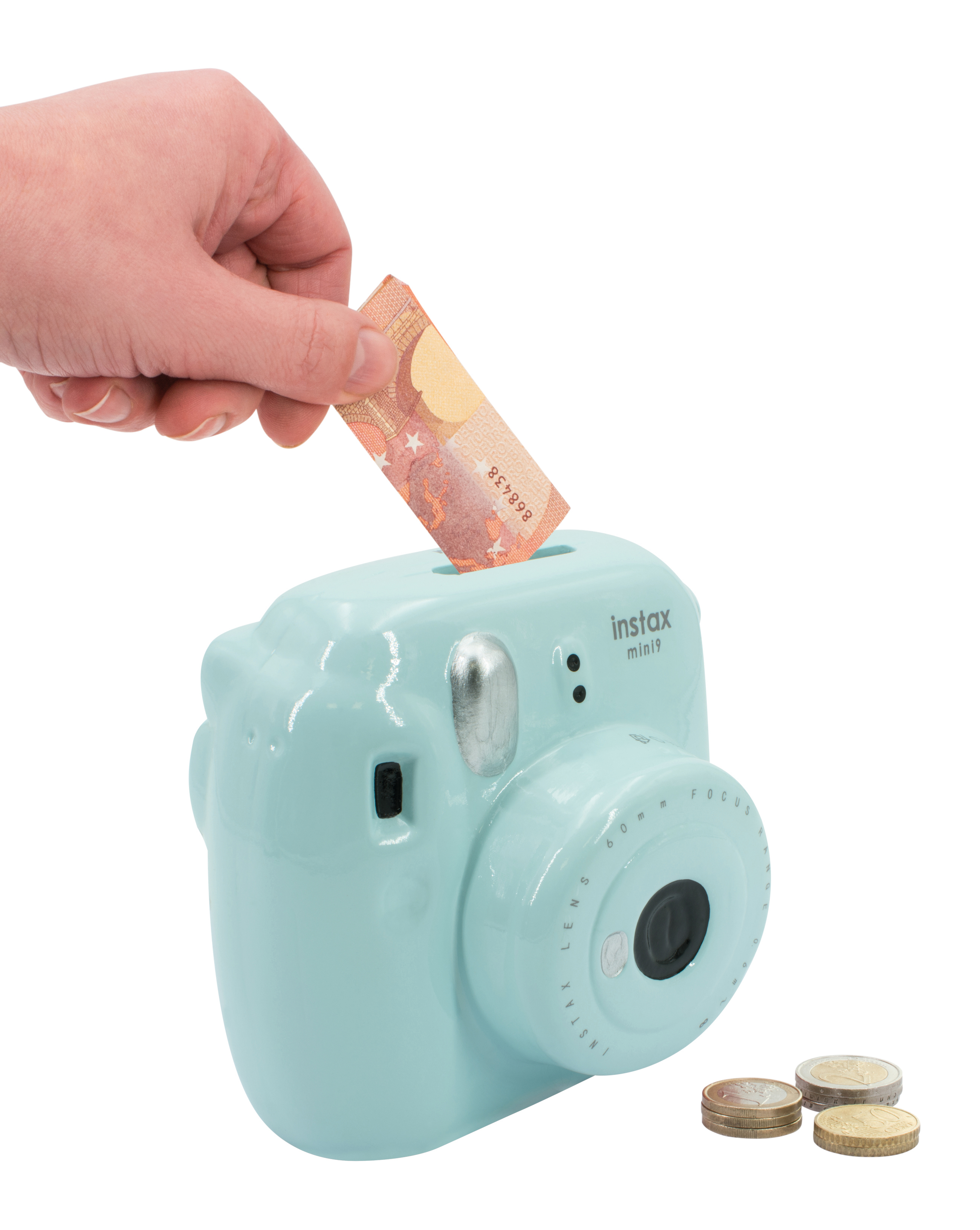 FUJIFILM Instax Mini 9 Sparset Sofortbildkamera, Ice Blue