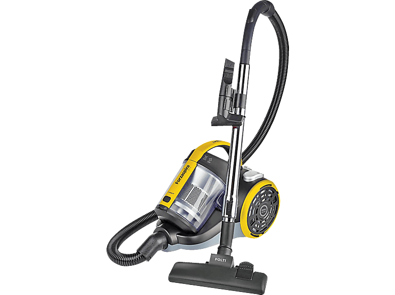 REACONDICIONADO Seminuevo(*) Aspirador sin bolsa - Polti Forzaspira C115_PLUS, 800 W, 2 l, Ciclónico, Filtro HEPA, Amarillo