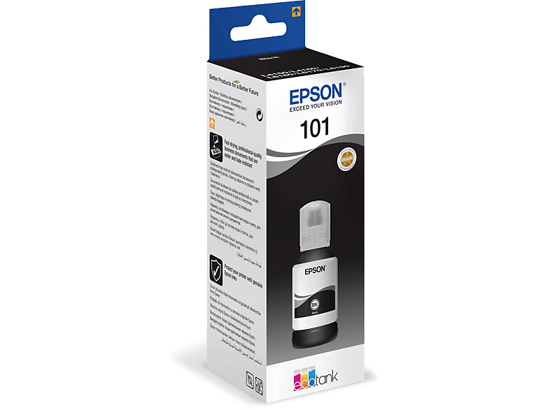 EPSON T03V14A (101) EcoTank Ink 127 ml Kartuş Siyah_0