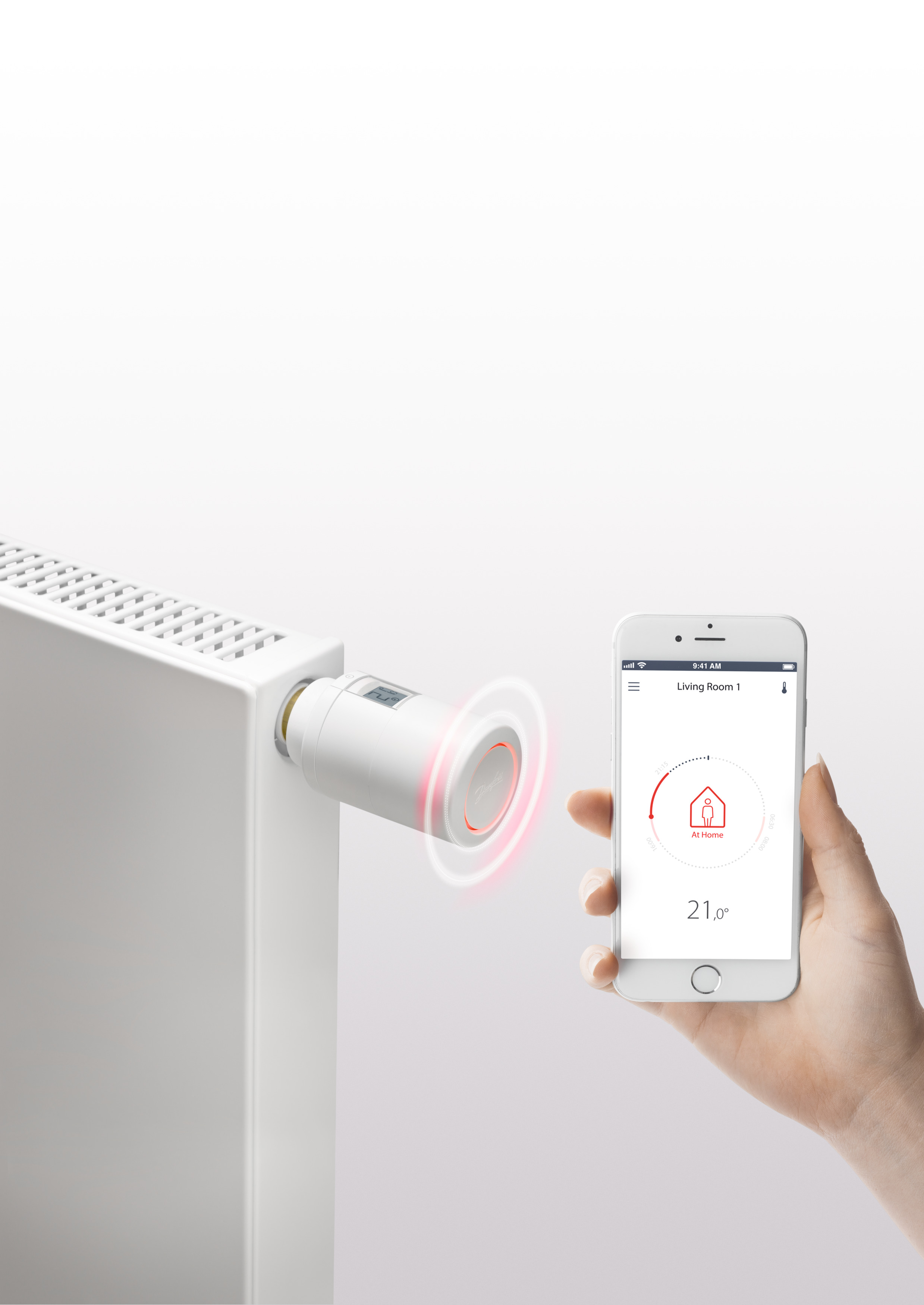 DANFOSS Eco Heizkörperthermostat, Weiß